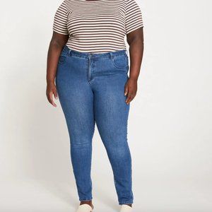 Universal Standard Seine High Rise Skinny Jeans 27 Inch - size 10